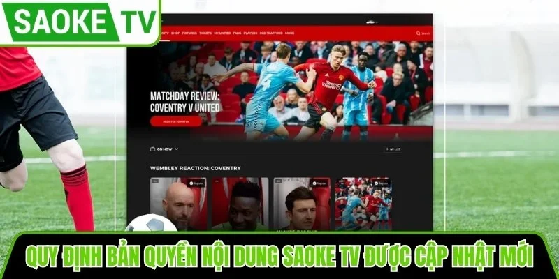 Quy định bản quyền nội dung SaoKe TV được cập nhật mới
