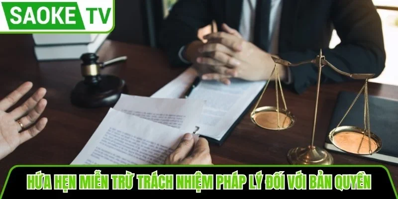Hứa hẹn miễn trừ trách nhiệm pháp lý đối với bản quyền